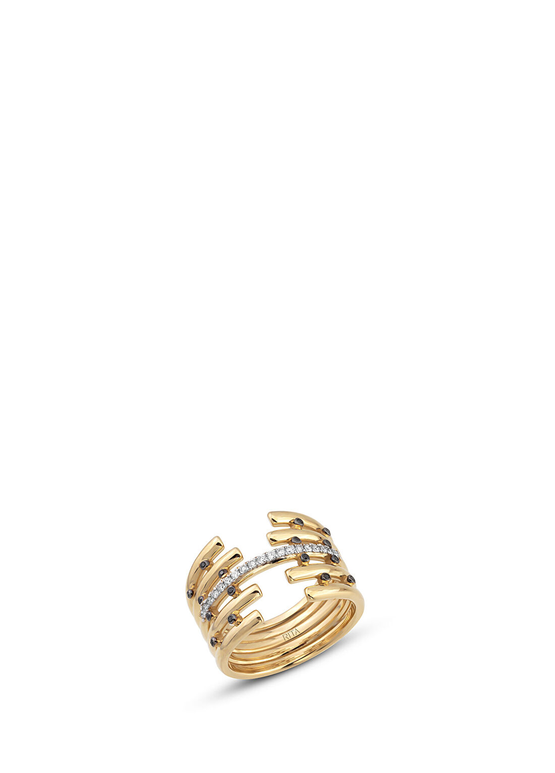 Rita Fine Jewelry Aurora Pırlantalı Kadın Altın Yüzük
