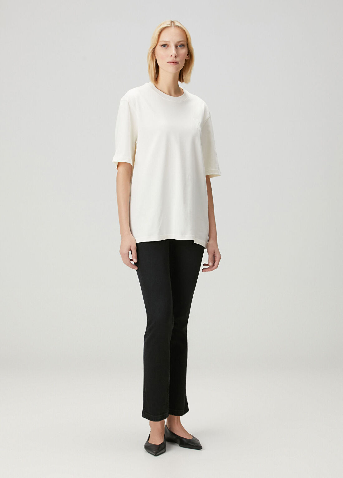 Ami Paris Beyaz T-shirt görsel 2