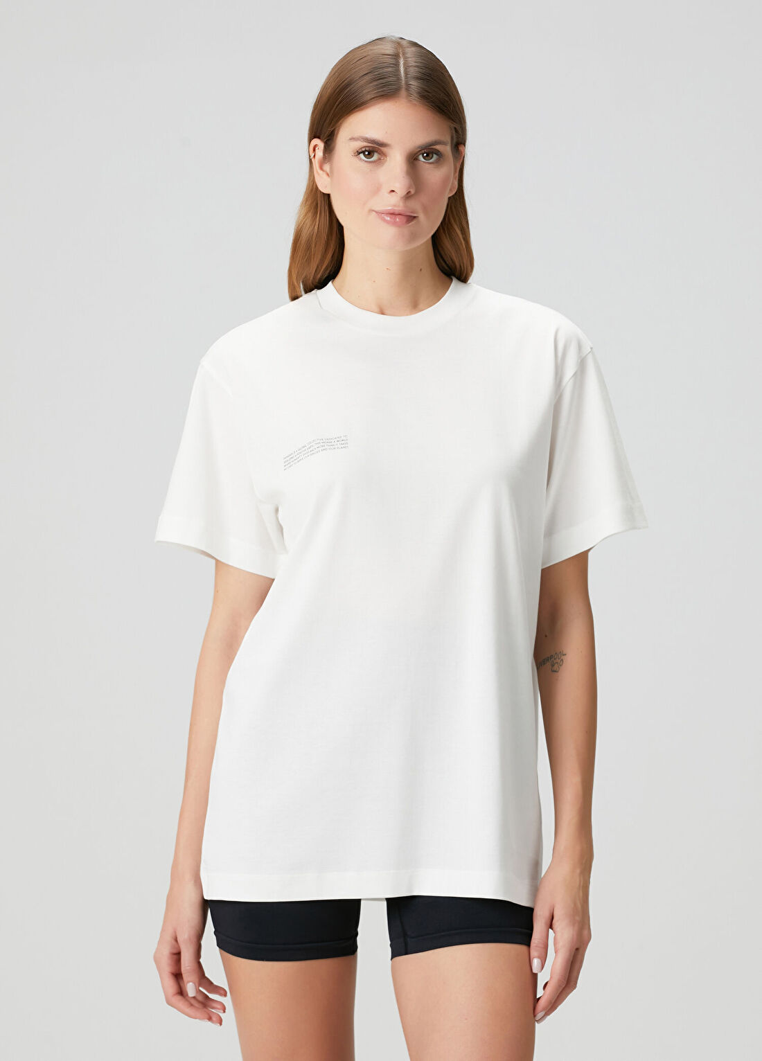 Pangaia 3lü Beyaz T-shirt Seti görsel 3