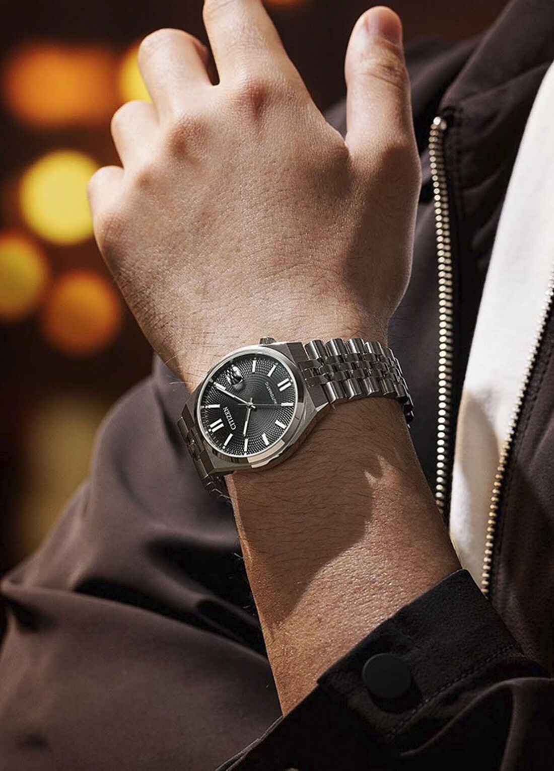Citizen Tsuyosa 60 NK0020-55E Gümüş Çelik Erkek Kol Saati görsel 3