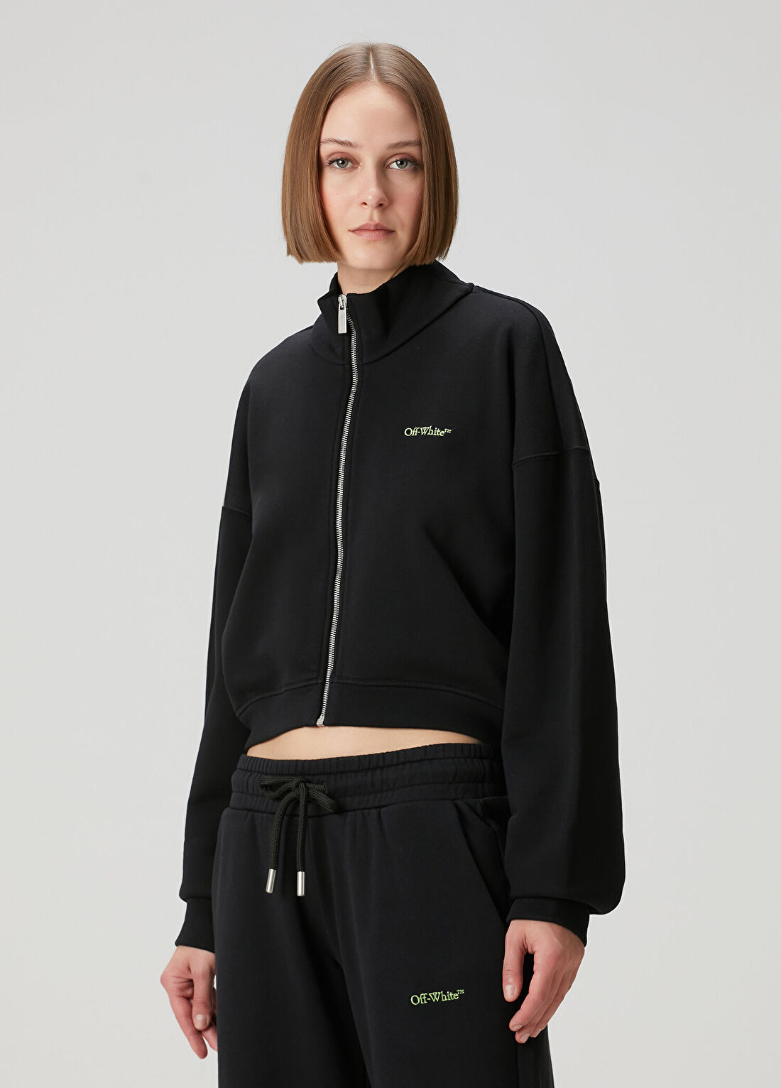 Off-White Arrow Leaves Siyah Sweatshirt