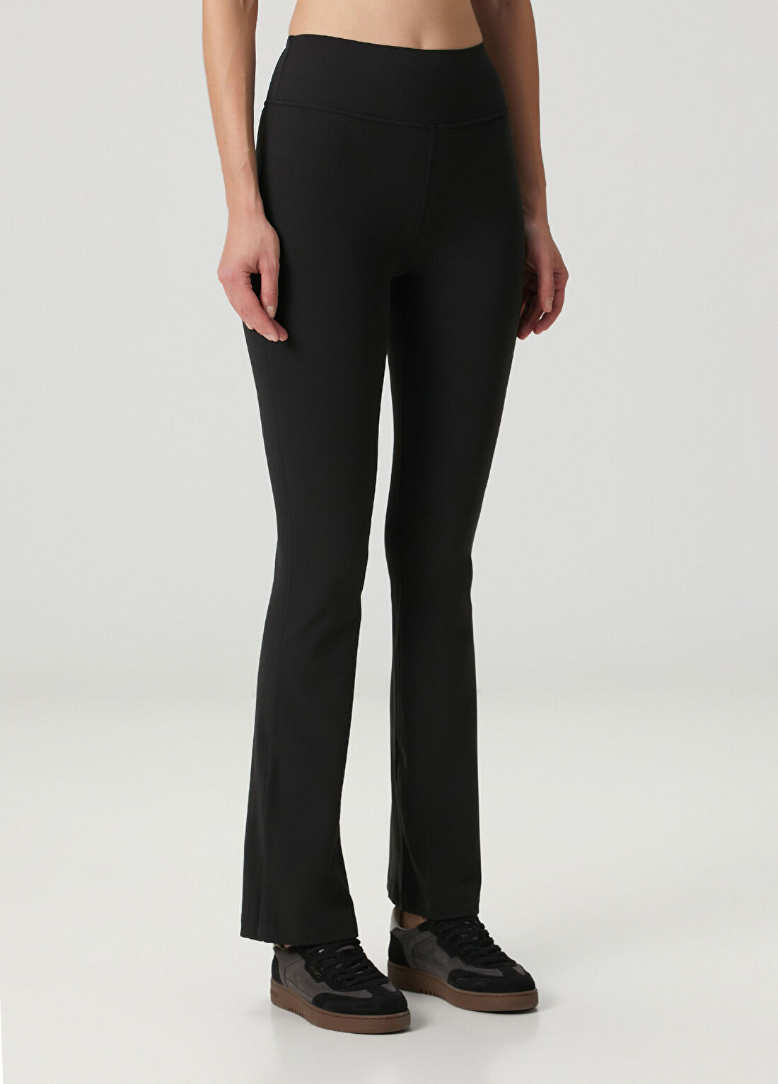 lululemon Groove Nulu High Rise Flare Siyah Tayt görsel 2