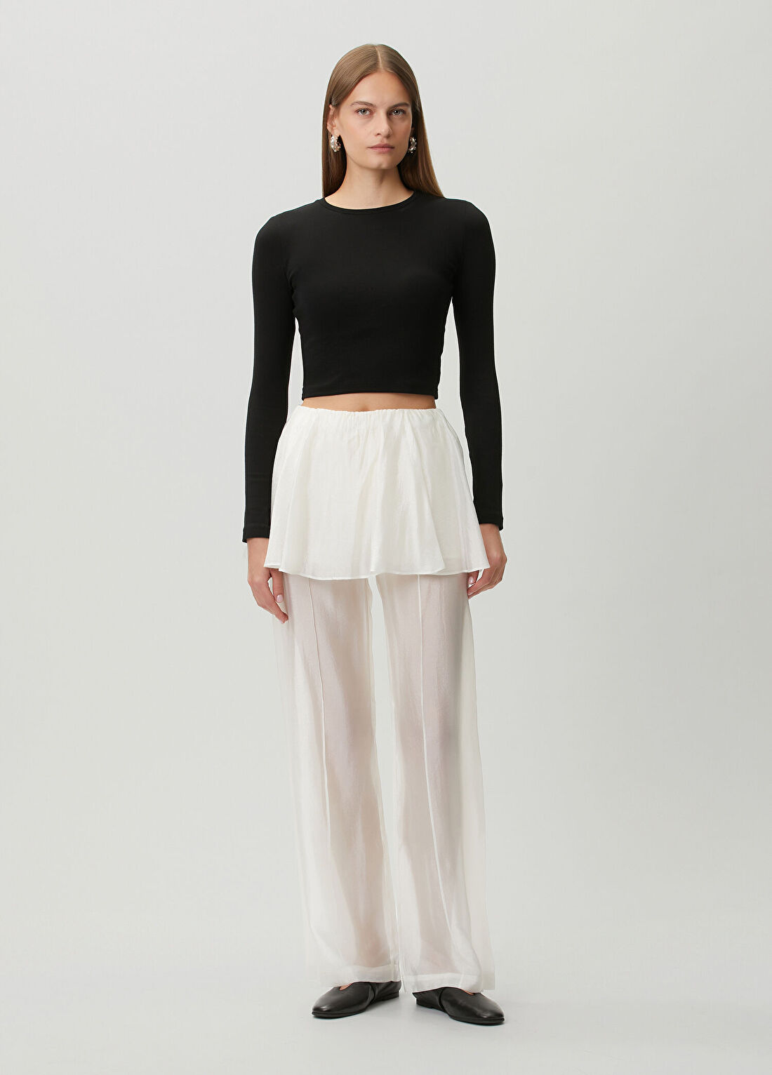 The Garment Gilian Krem Peplum Pantolon