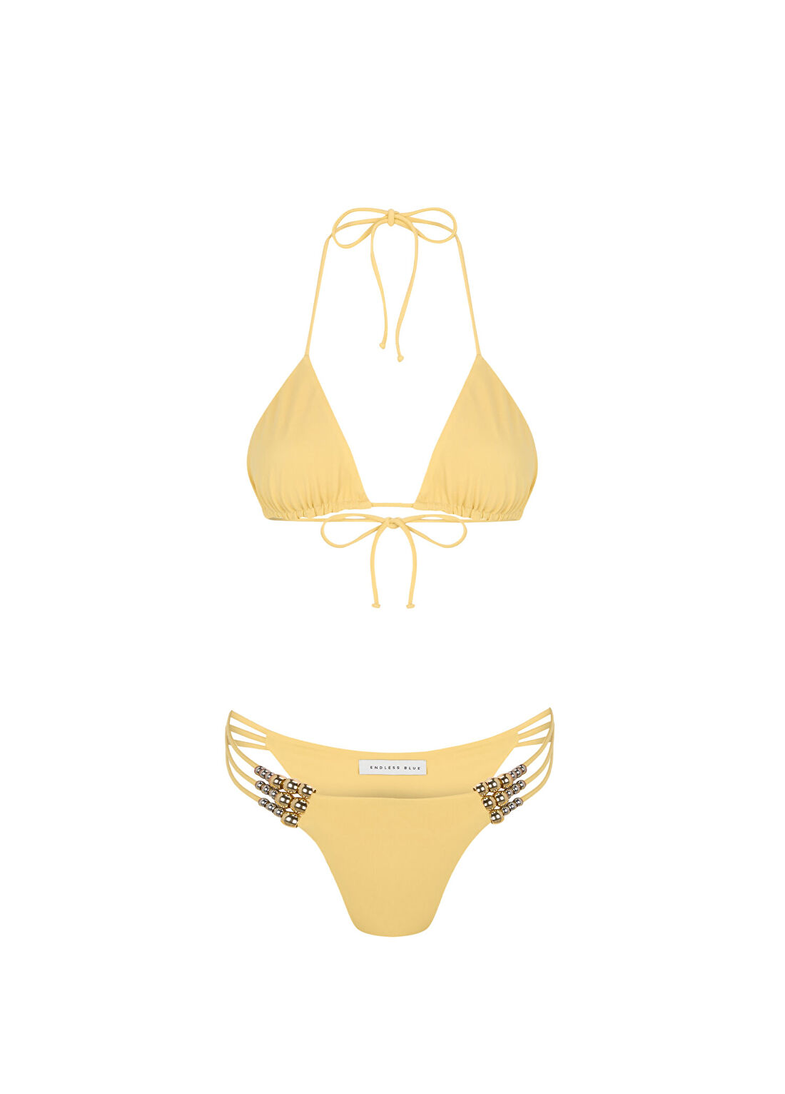 Endless Blue Sun Drops Kendall Sarı Kadın Bikini Takımı