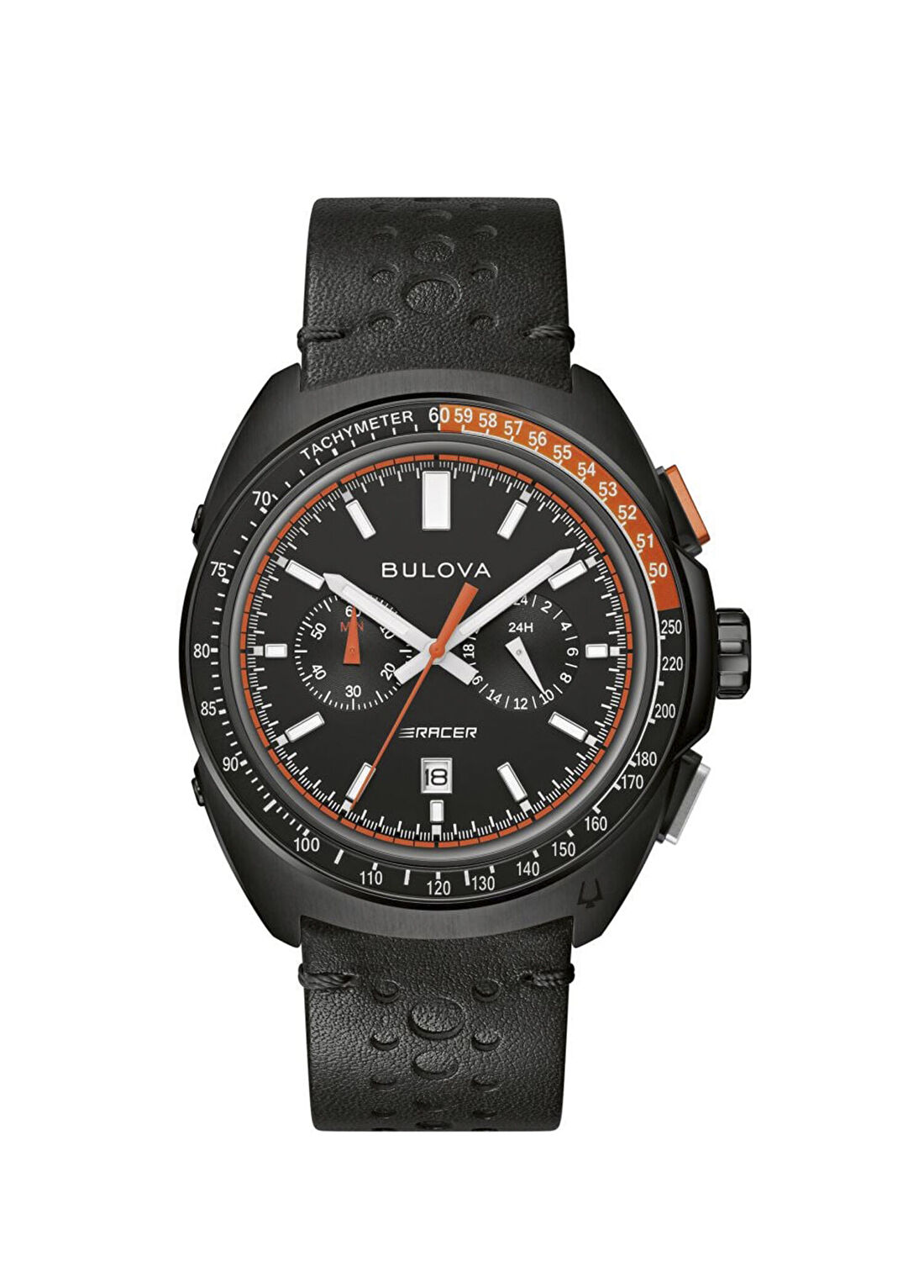 Bulova 98B428 Siyah Deri Erkek Kol Saati