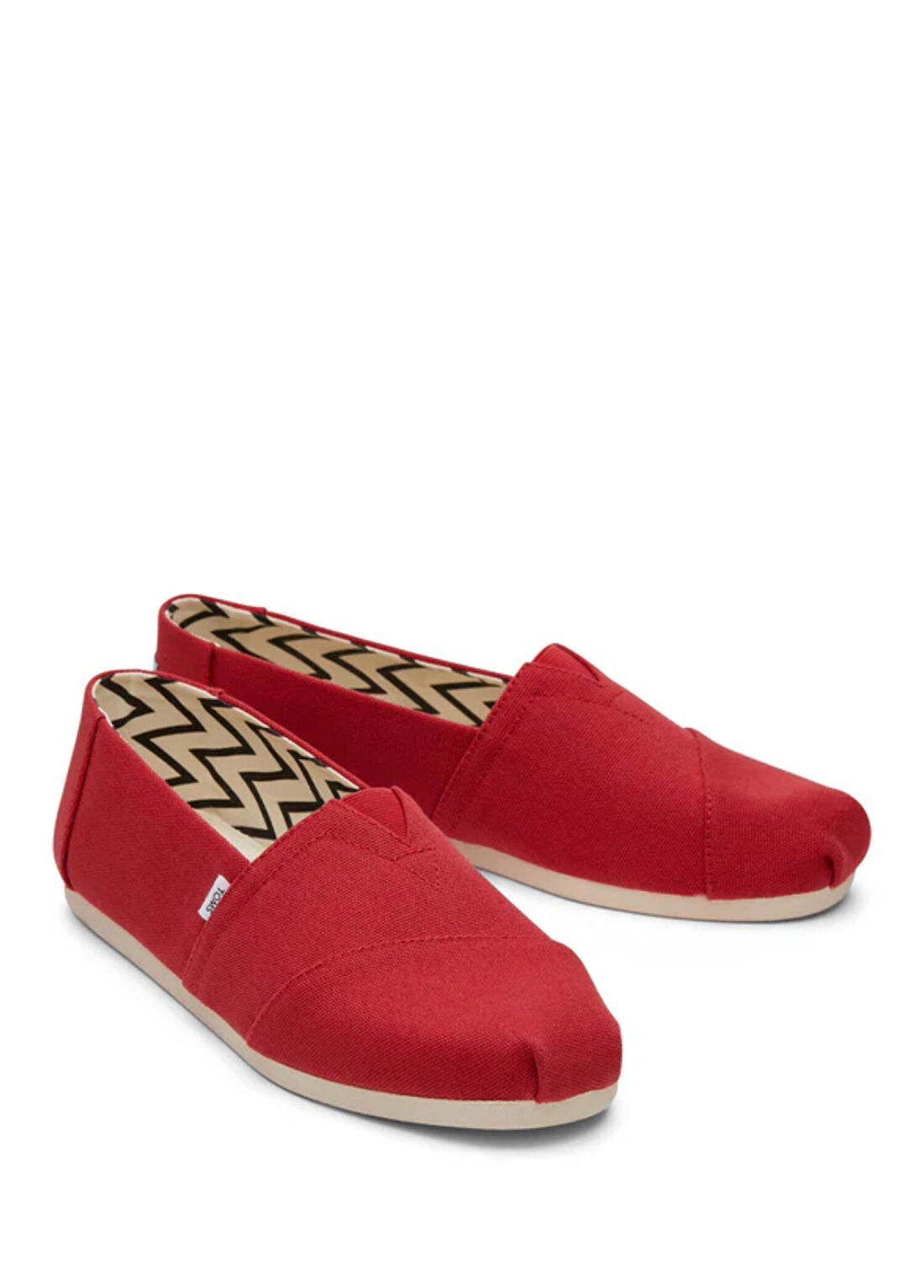 Toms 10017679 Alpargata Classic Kırmızı Kanvas Erkek Espadril görsel 2