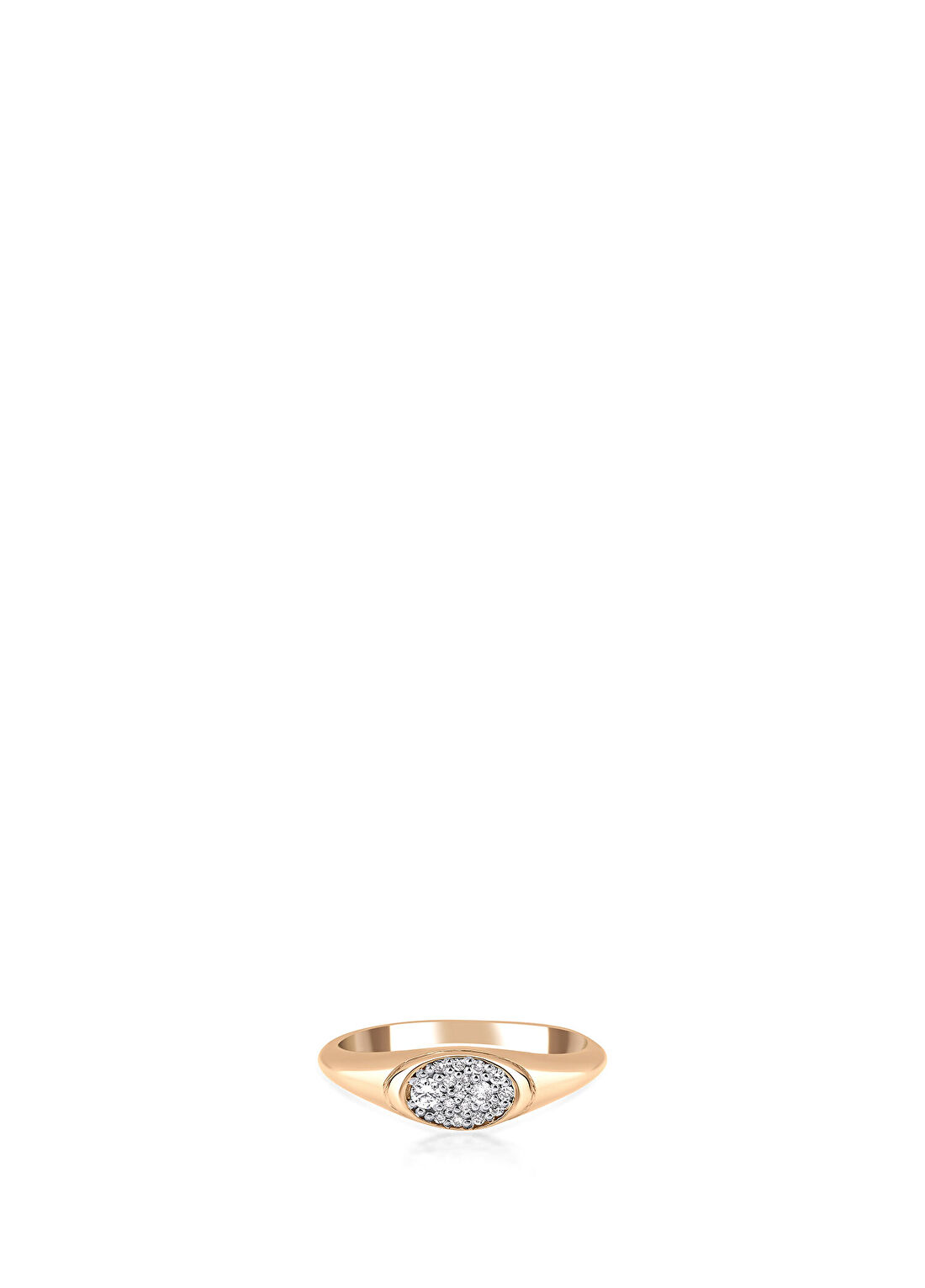Mov Diamond Petite Pırlantalı 14 Ayar Altın Kadın Yüzük