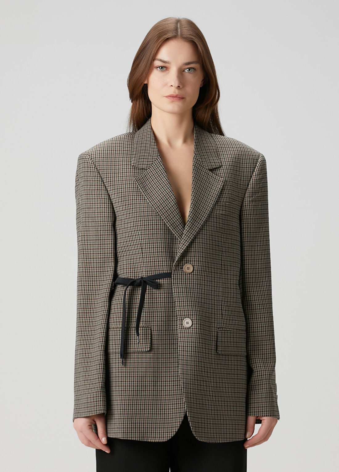 Balenciaga Koyu Kahverengi Ceket