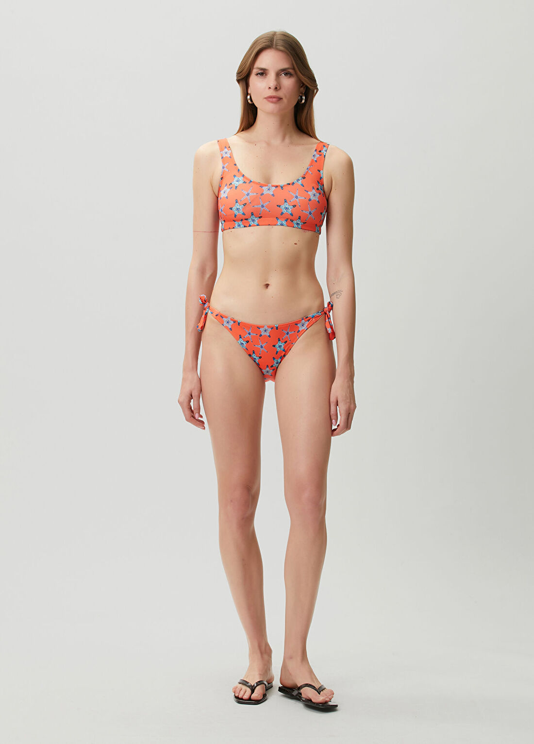 Fiji Royal Mercan Desenli Bikini Takımı