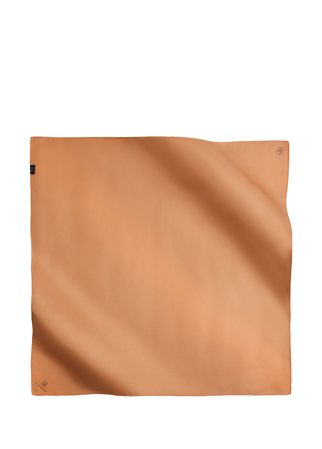 Poanes Somon & Bisküvi İpek Twill Kadın Eşarp