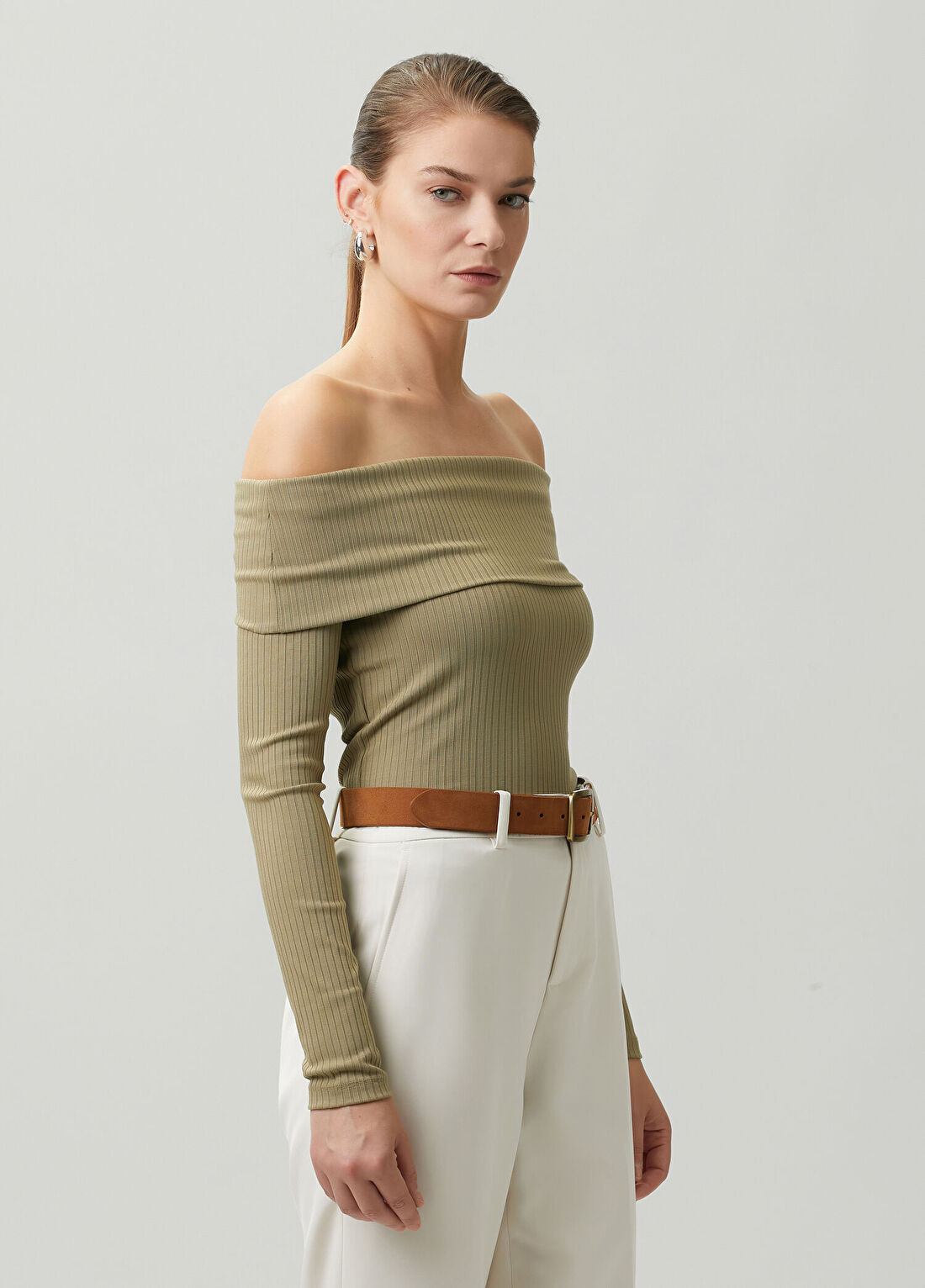 Lauren Ralph Lauren Yeşil Triko görsel 3
