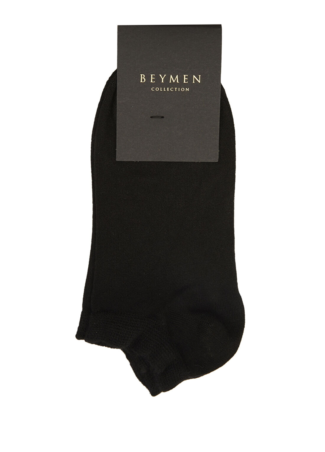 Beymen Collection Siyah Logo Jakarlı Erkek Bambu Çorap