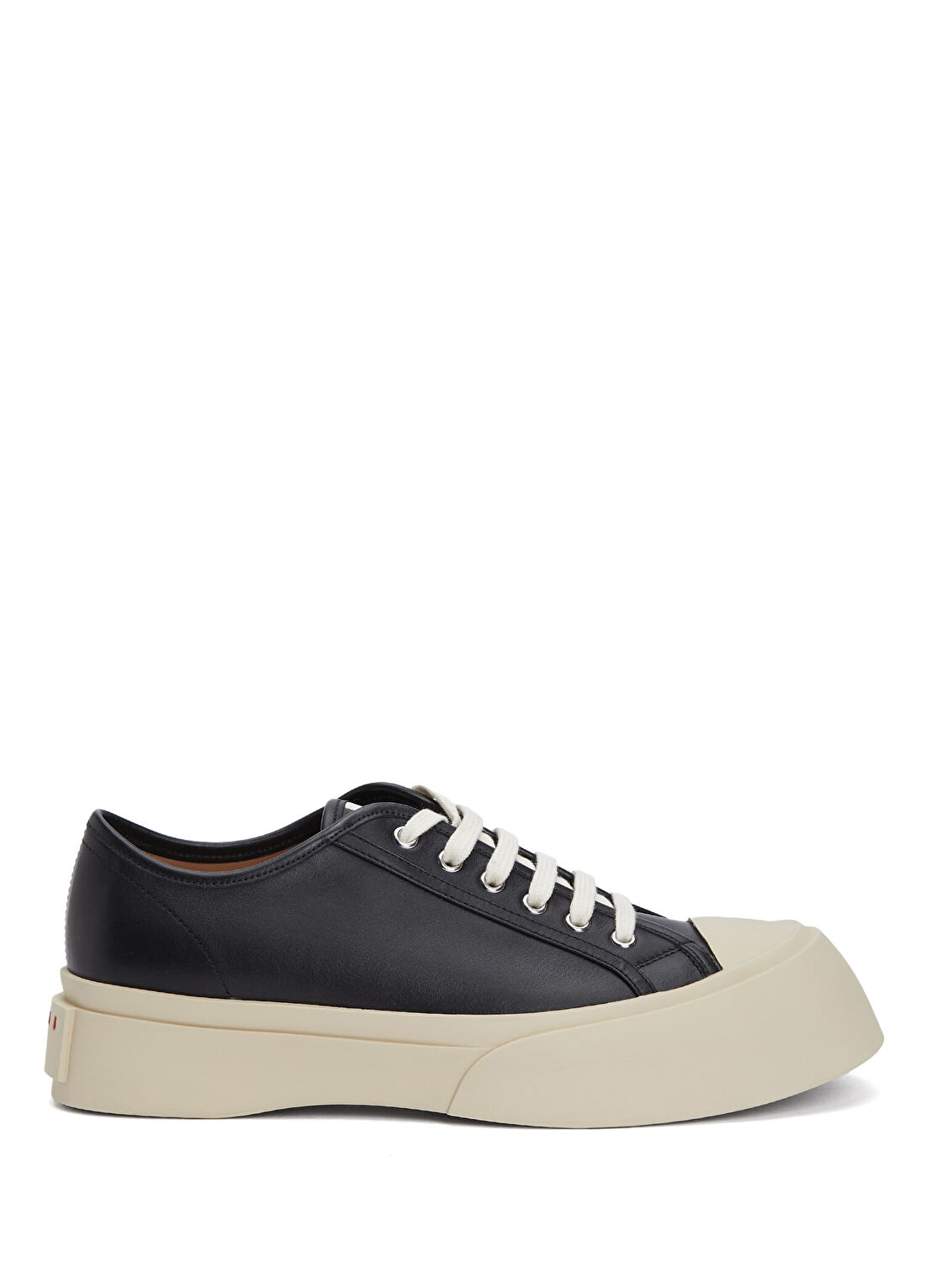 Marni Siyah Erkek Deri Sneaker