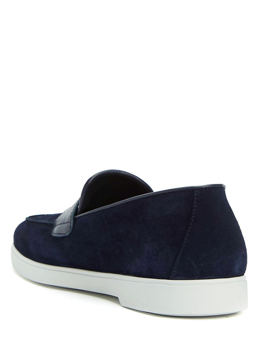Giuseppe Zanotti Lacivert Erkek Süet Loafer görsel 3