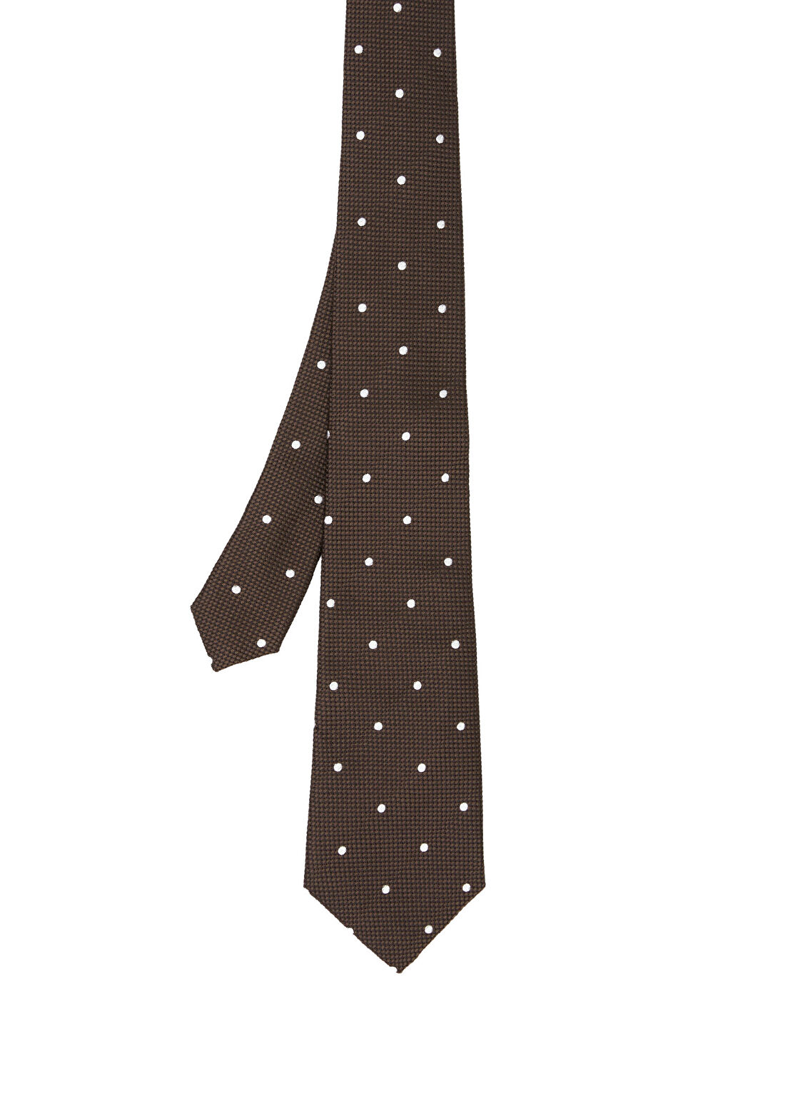 Beymen Collection Kahverengi İpek Kravat
