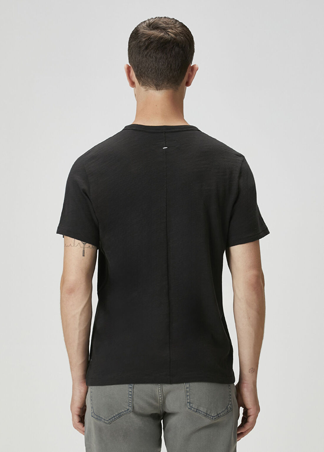 Rag&Bone Siyah Logo Baskılı T-shirt görsel 4