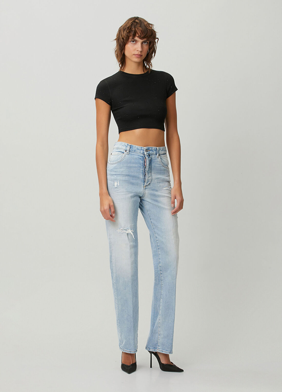 Dsquared2 Mavi Straight Leg Jean Pantolon