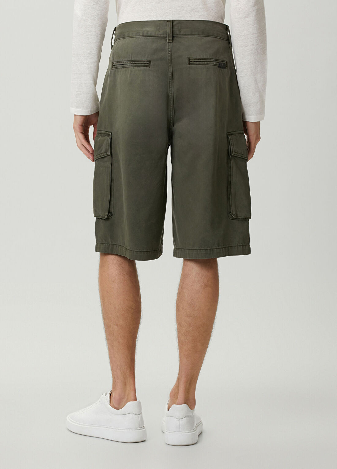 7 For All Mankind Haki Şort görsel 3