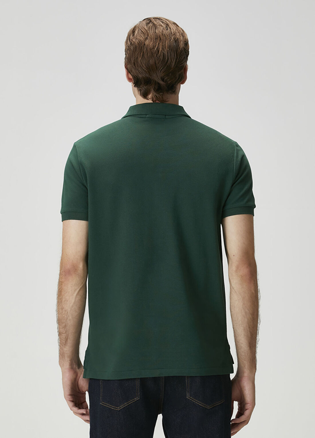 Polo Ralph Lauren Yeşil Polo Yaka T-shirt görsel 4