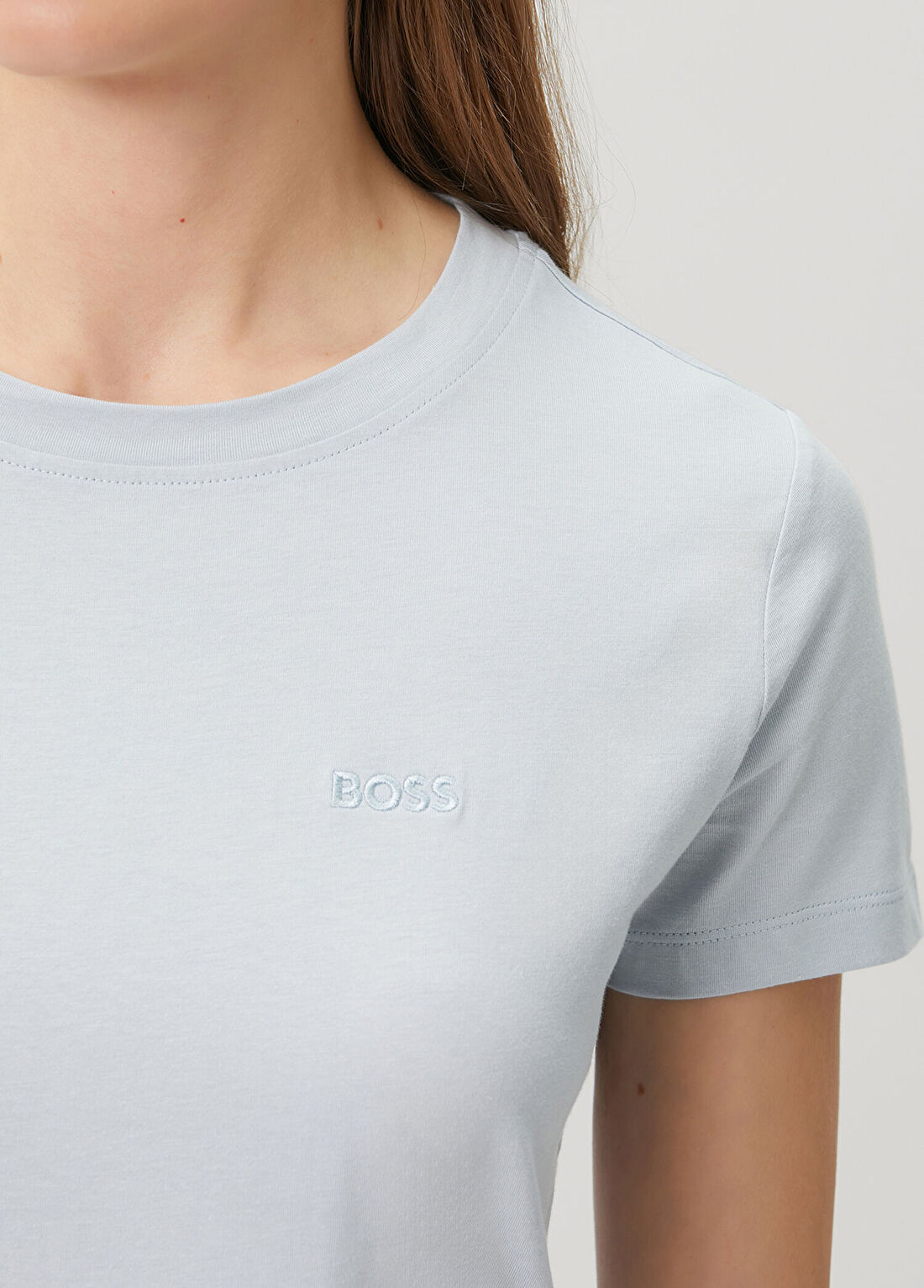 Boss Açık Mavi T-shirt görsel 4