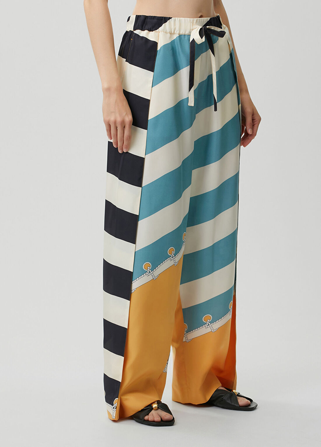 Loewe Colorblocked İpek Pantolon görsel 3