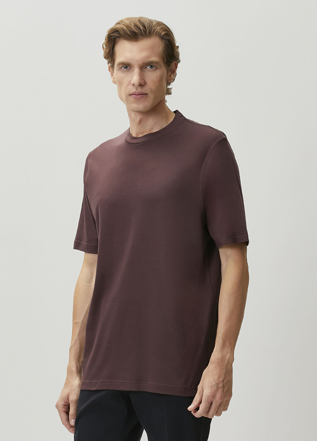 Canali Bordo Basic T-shirt görsel 3