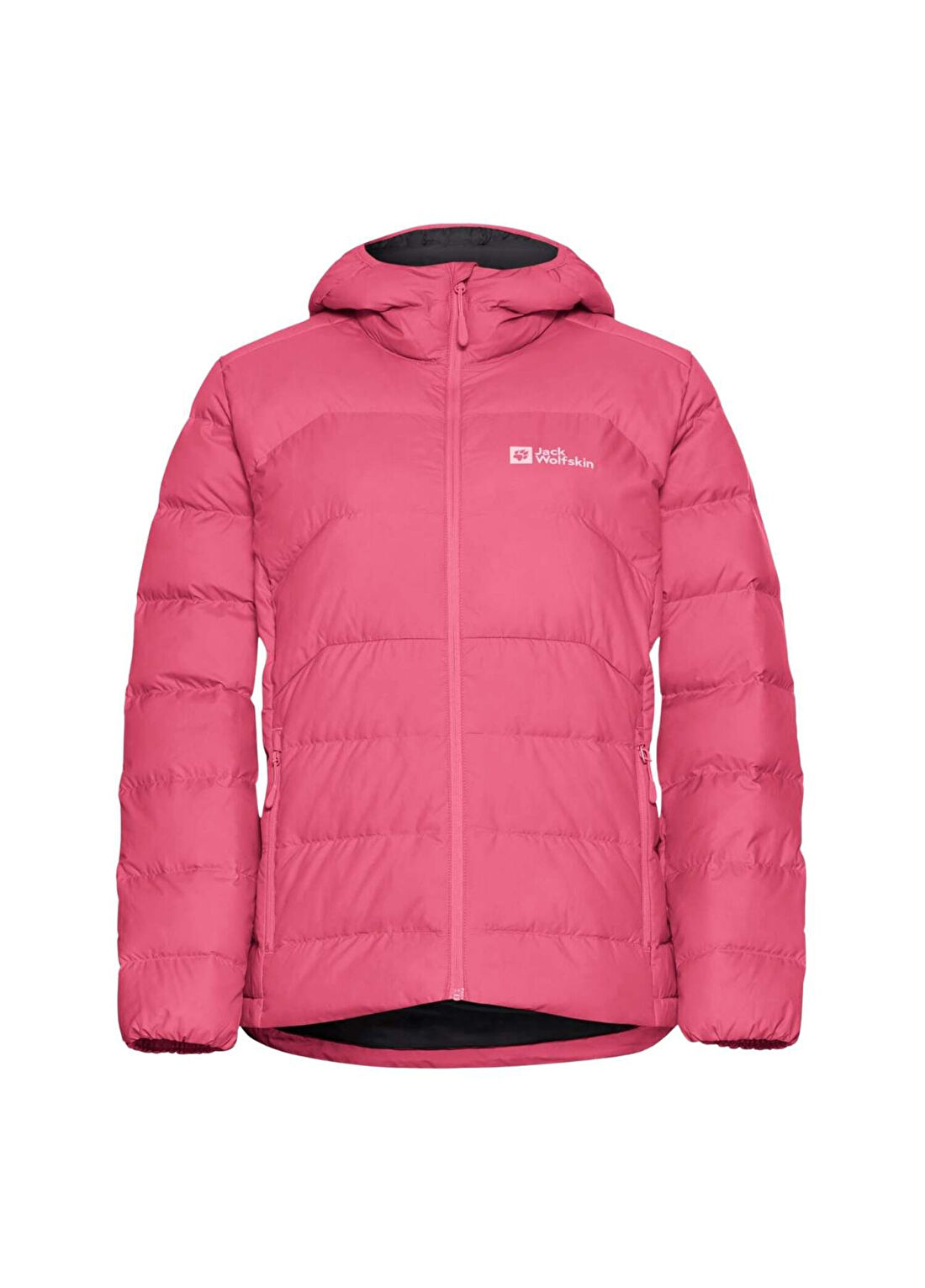 Jack Wolfskin Ather Do Hoody Rds Pembe Kapüşonlu Kadın Outdoor Mont
