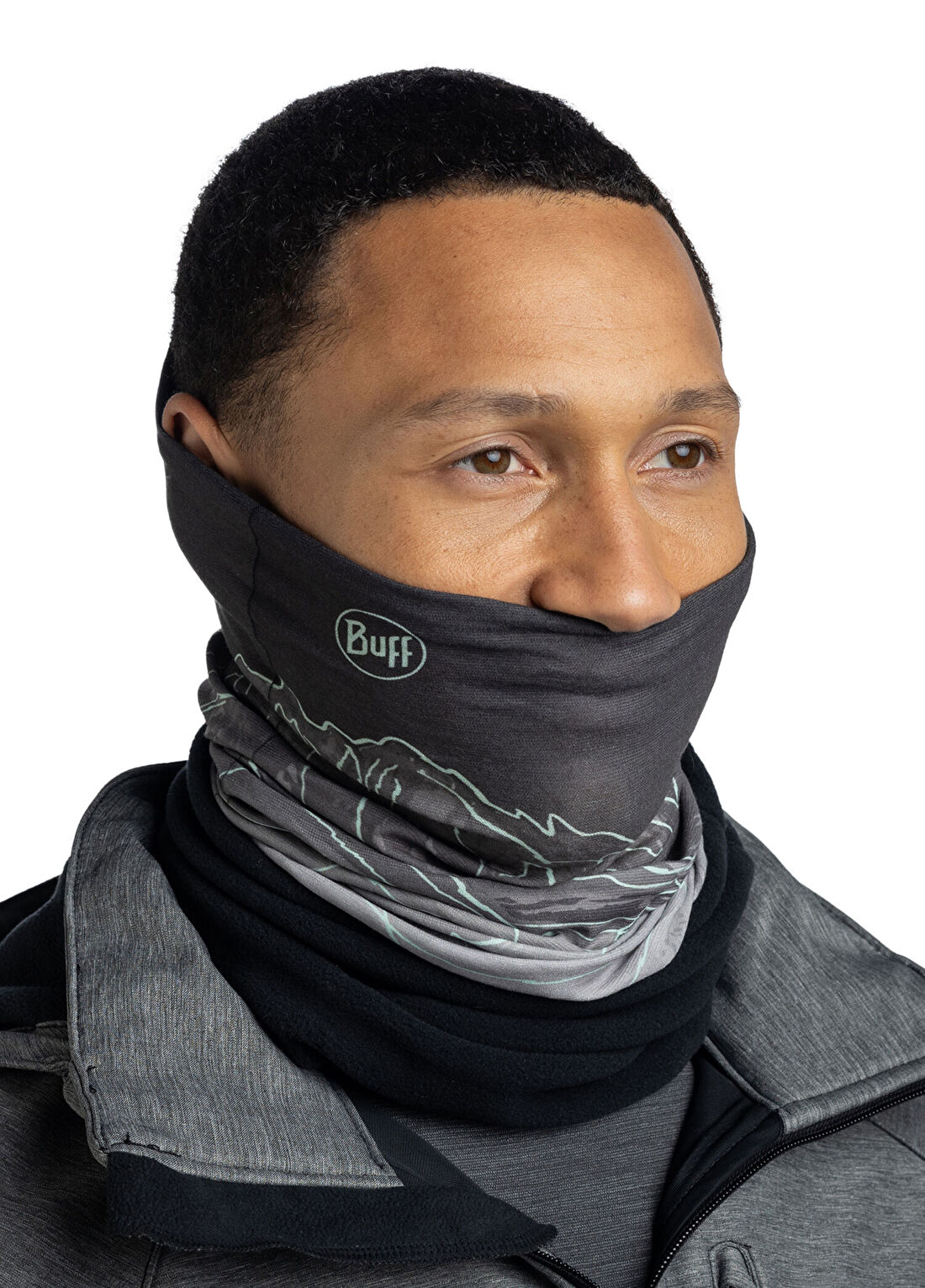Buff Unal Polar Grey Unisex Boyunluk görsel 3