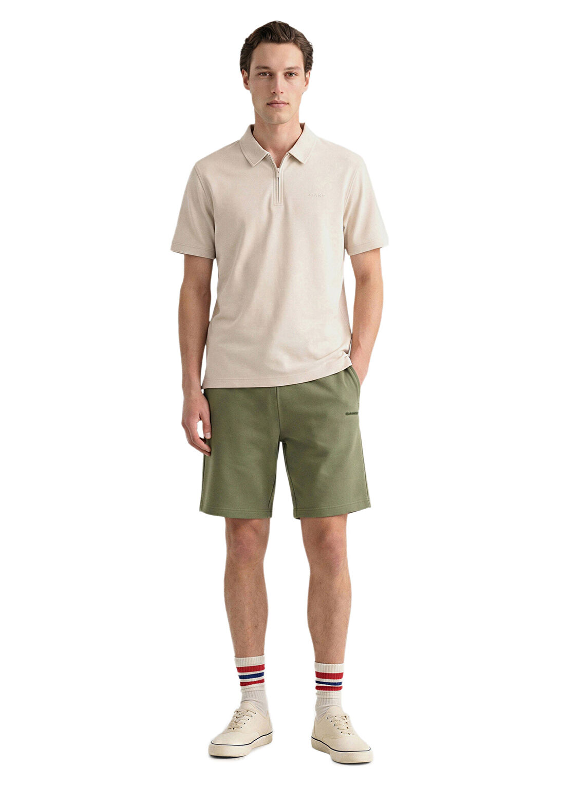 Gant Yeşil Regular Fit Erkek Şort