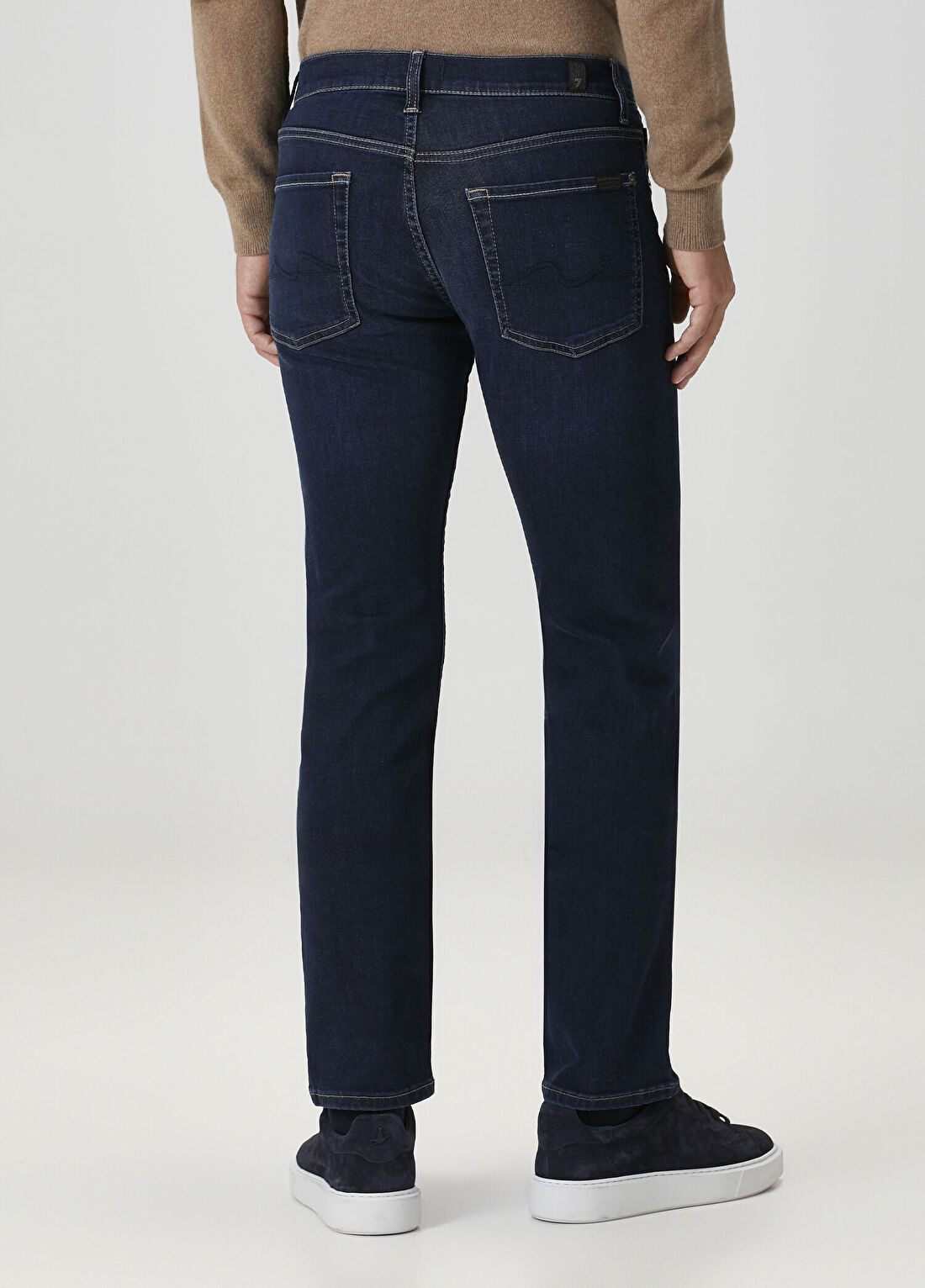 7 For All Mankind Lacivert Jean Pantolon görsel 3