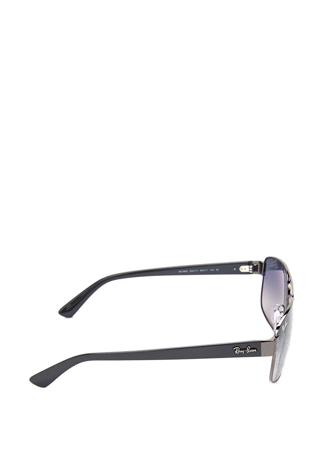 Ray-Ban Gri Dikdörtgen Formlu Erkek Güneş Gözlüğü görsel 2