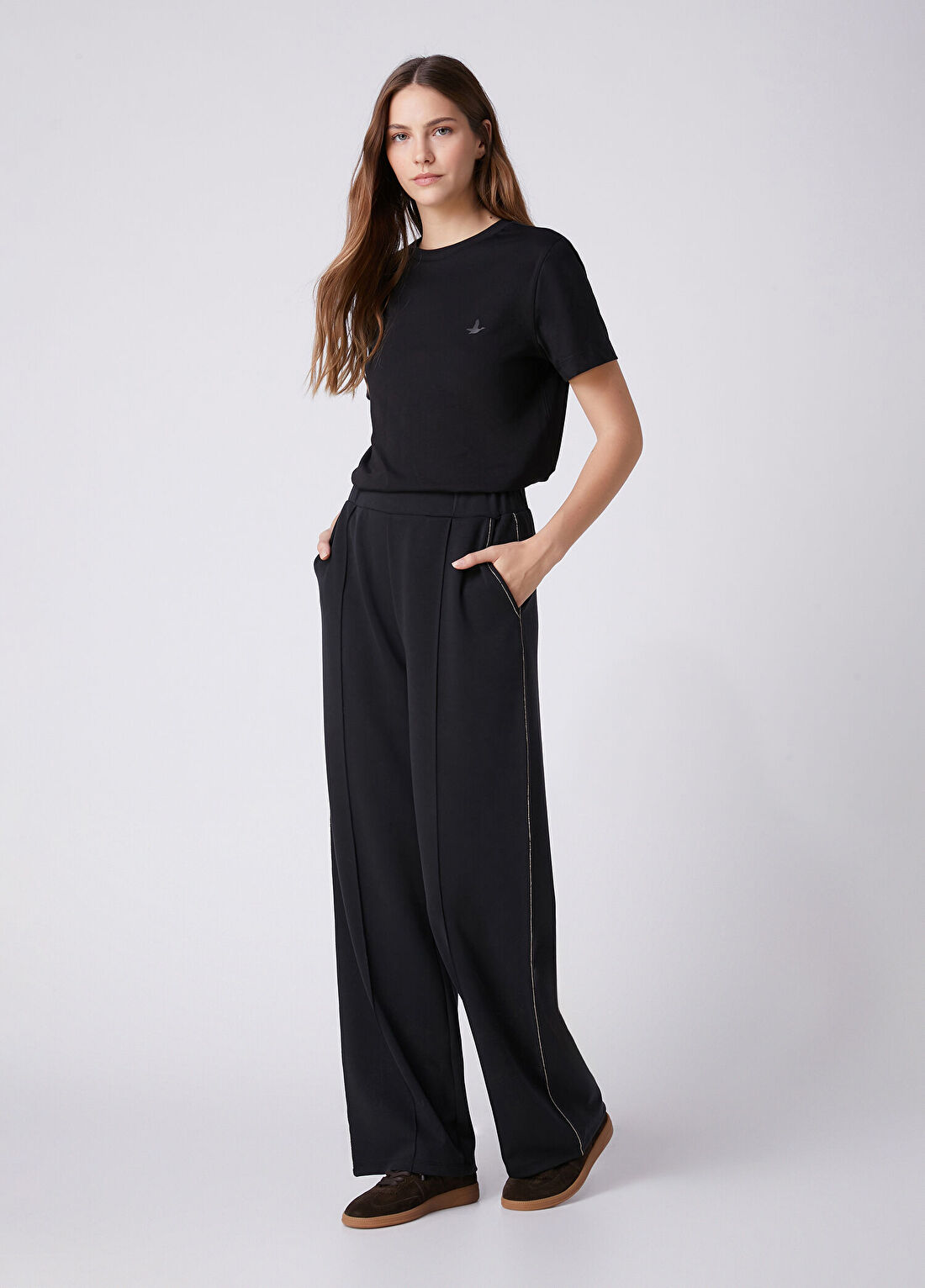 Beymen Club Siyah Basic T-shirt görsel 3