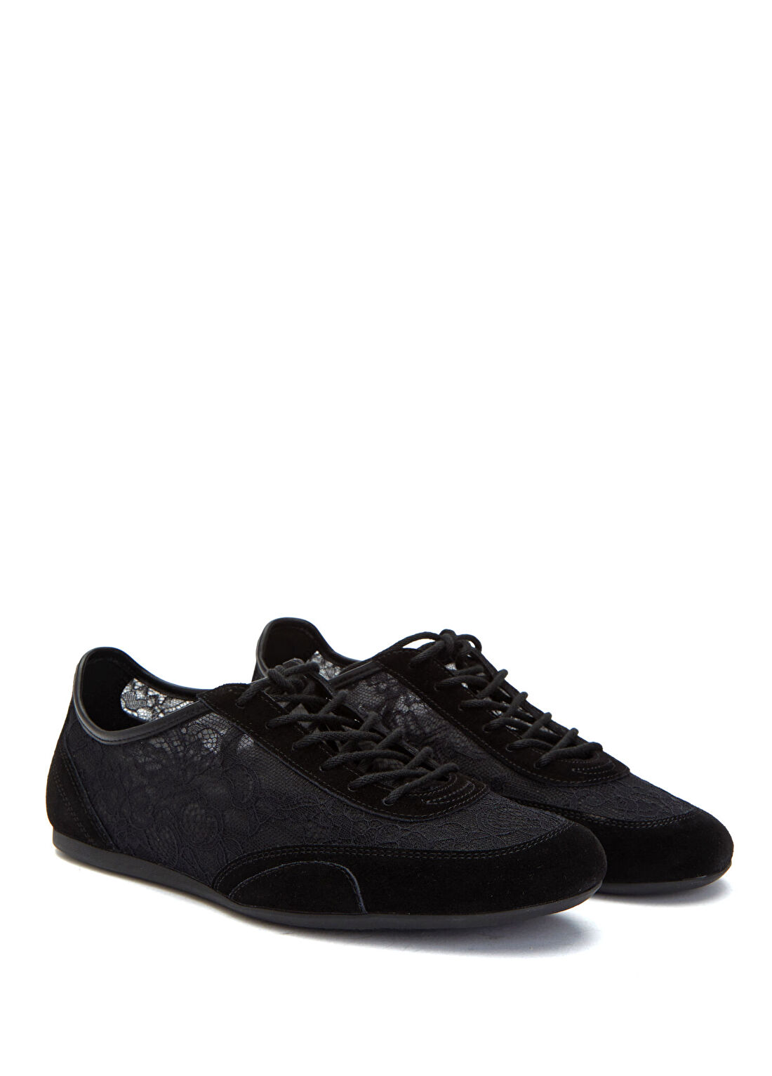 Jimmy Choo Sunny Siyah Kadın Süet Sneaker görsel 2