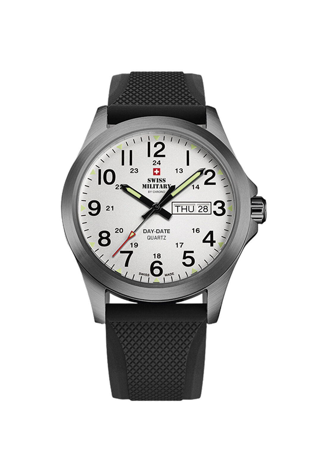 Swiss Military By Chrono SMP36040.21 Siyah Deri Erkek Kol Saati