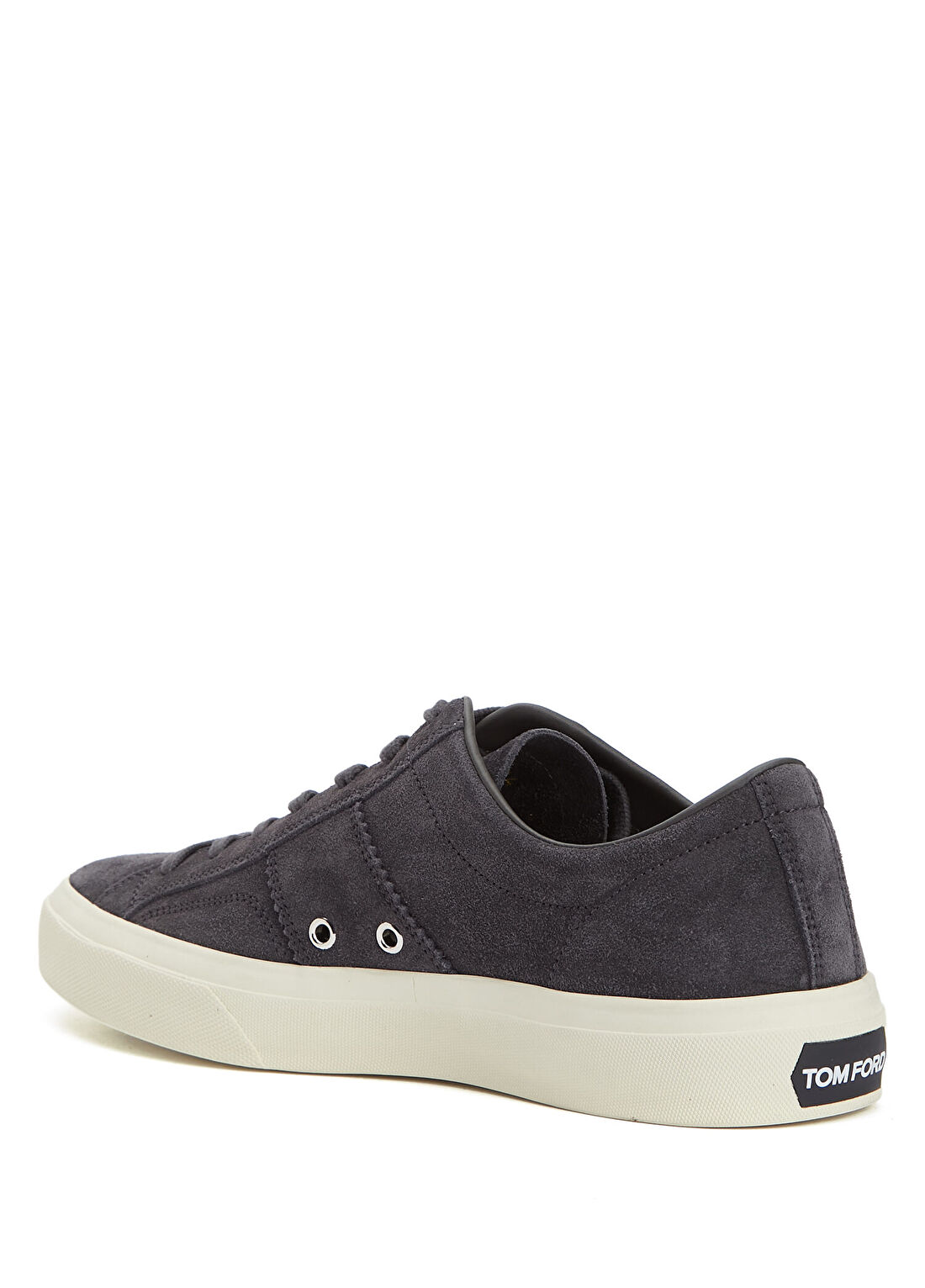 Tom Ford Cambridge Antrasit Erkek Süet Sneaker görsel 3