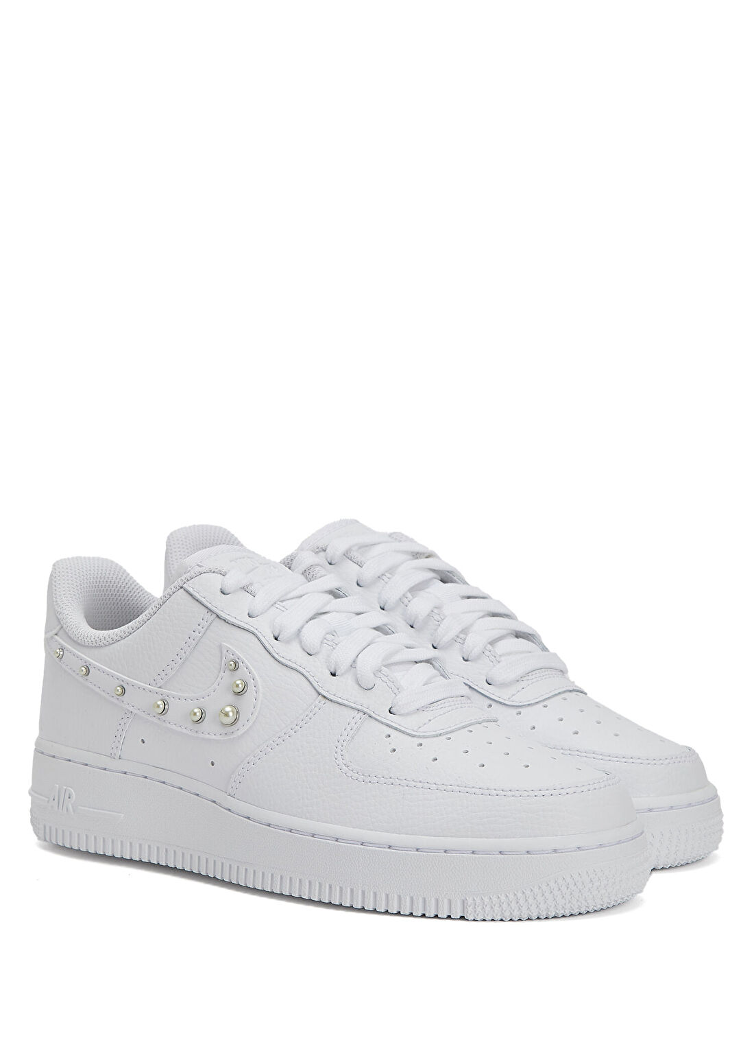 Nike Air Force 1 '07 Beyaz Kadın Deri Sneaker görsel 2