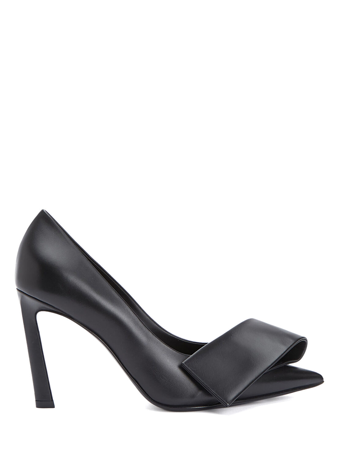 Givenchy Twisted Ribbon Siyah Deri Stiletto