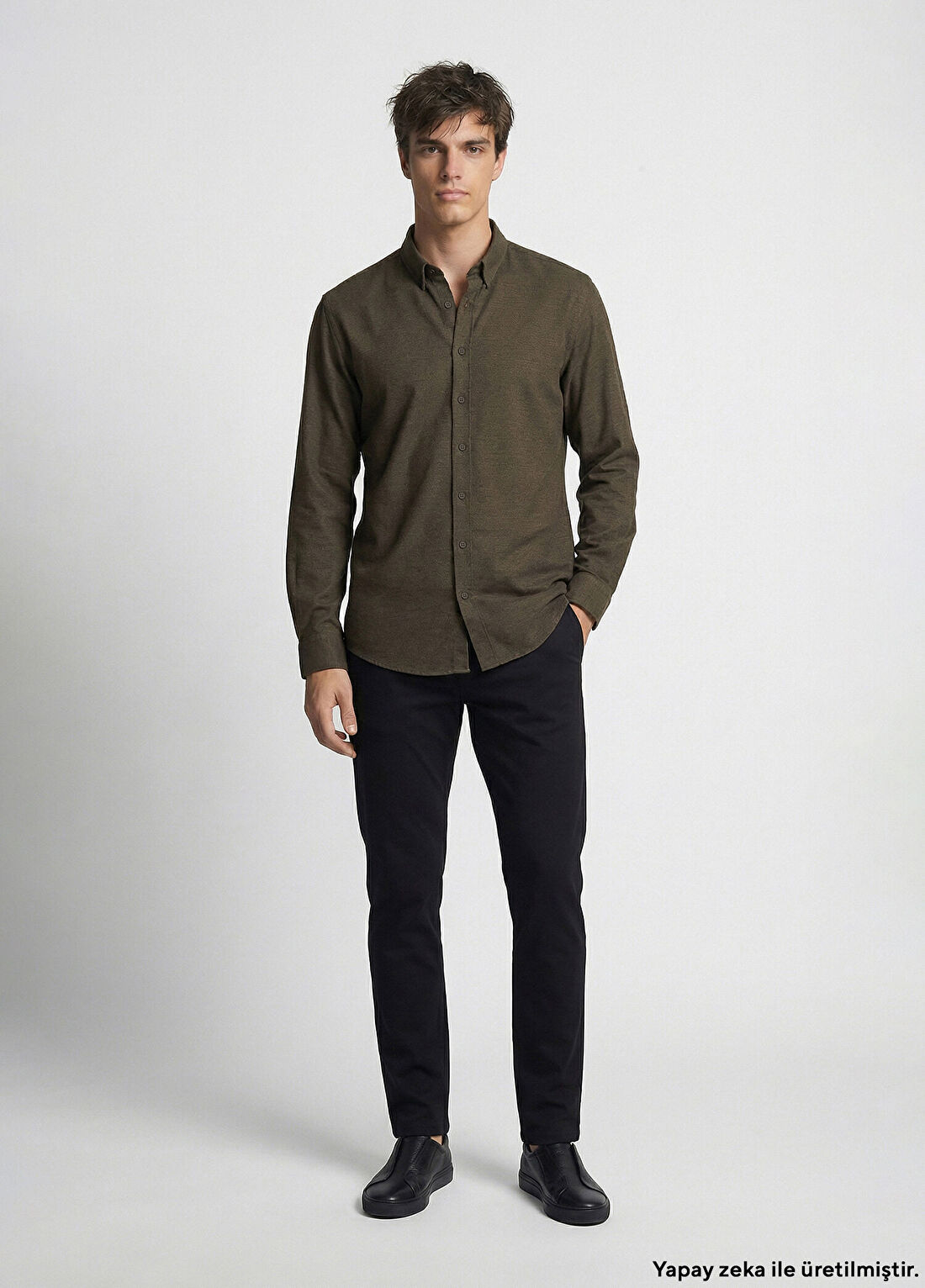 Network N-Tech Siyah Casual Pantolon