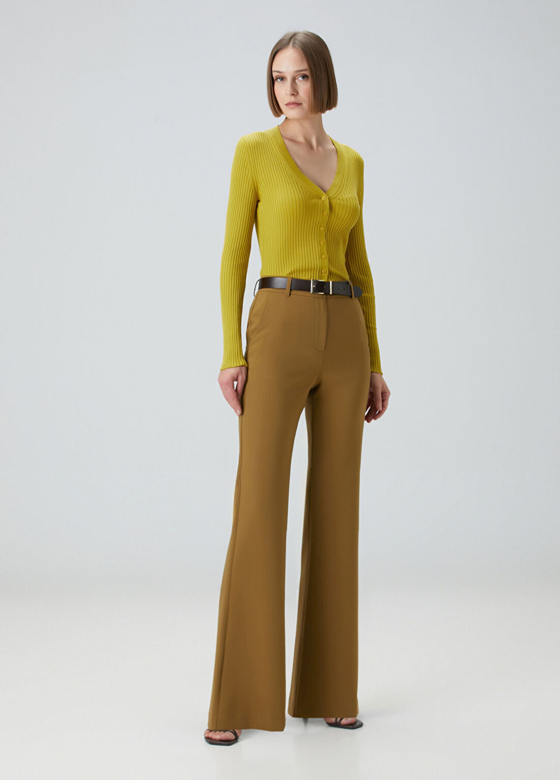 Beymen Collection Yeşil Ribli Koton Hırka görsel 3