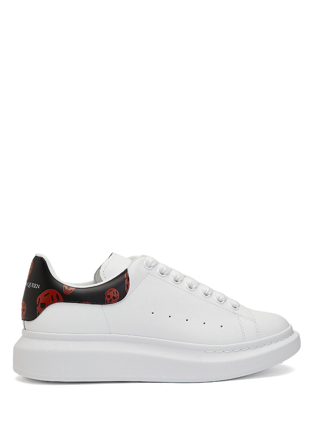 McQueen Oversized Beyaz Erkek Deri Sneaker