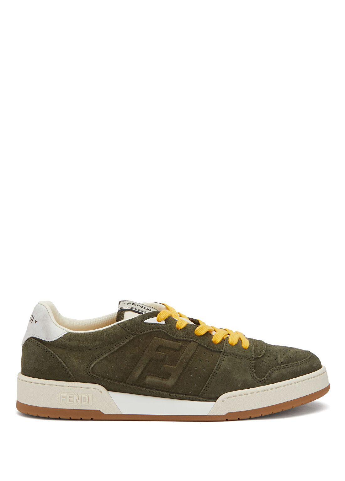Fendi Match Haki Erkek Süet Sneaker