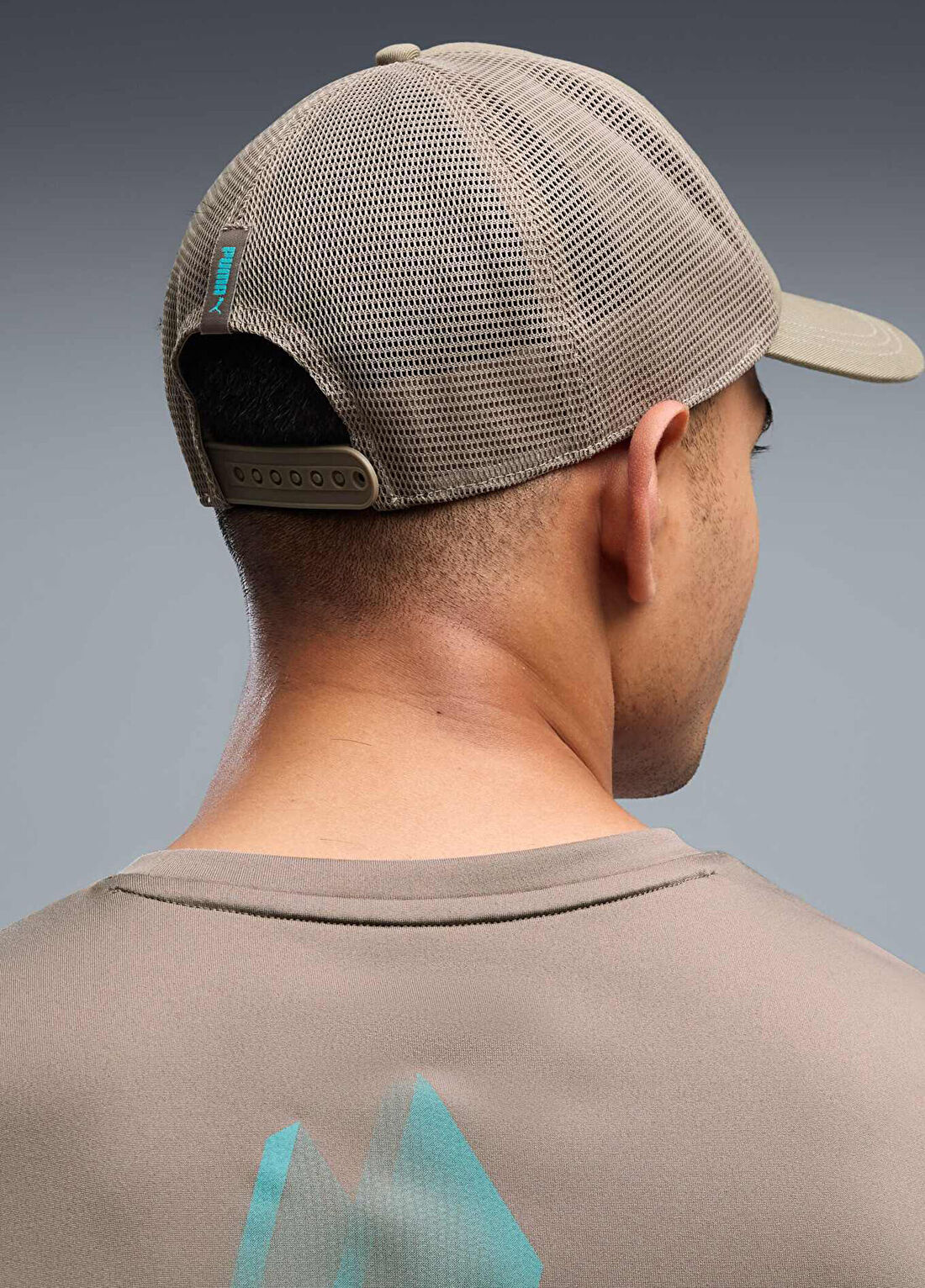 Puma Hyrox Mouse Gray Trucker Unisex Şapka görsel 2