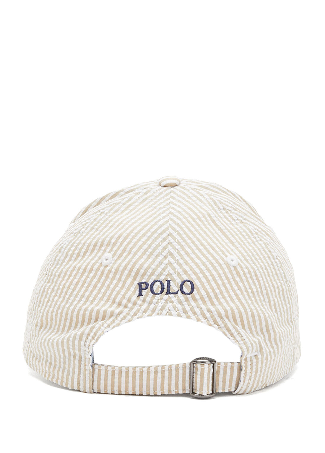 Polo Ralph Lauren Bej Çizgili Erkek Şapka görsel 3