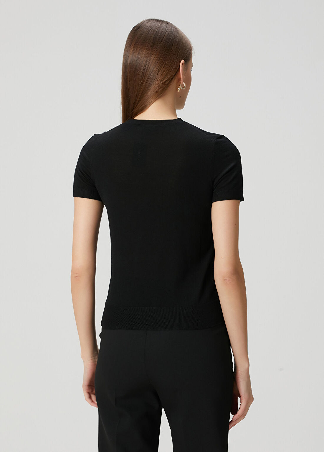 Theory Siyah Yün T-shirt görsel 4