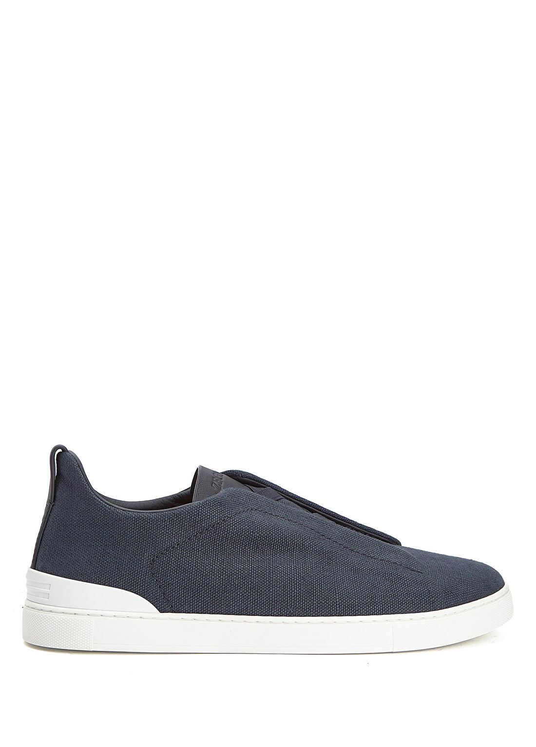 Zegna Lacivert Erkek Keten Karışımlı Sneaker