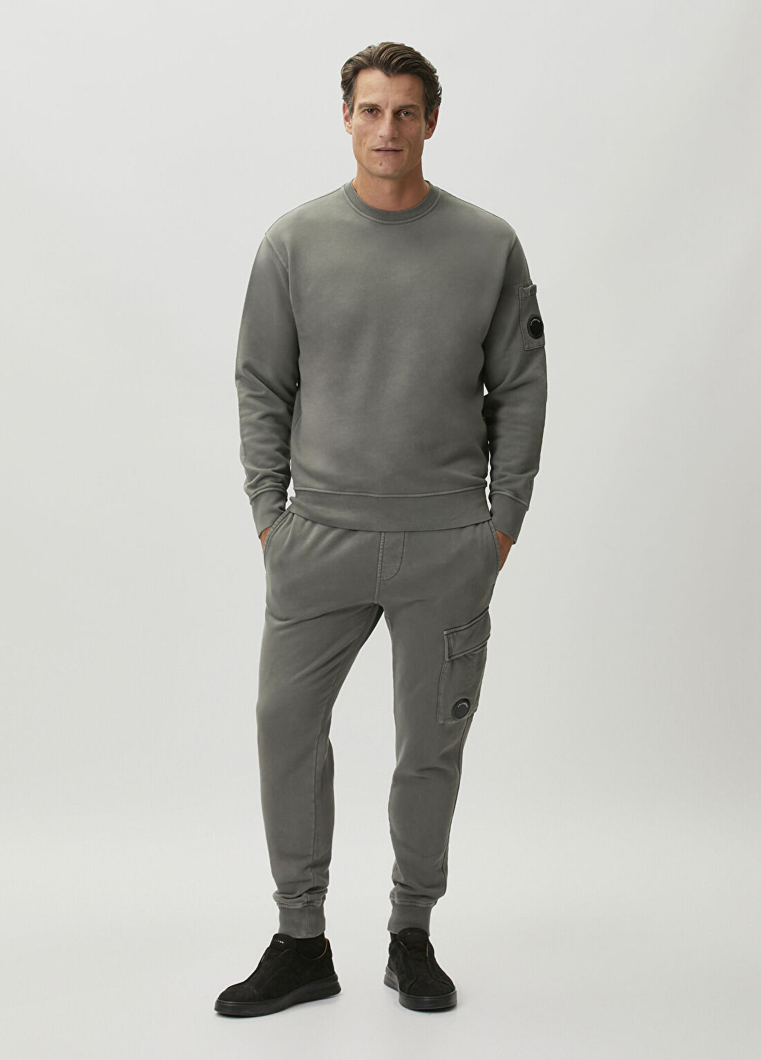C.P. Company Gri Sweatshirt görsel 2