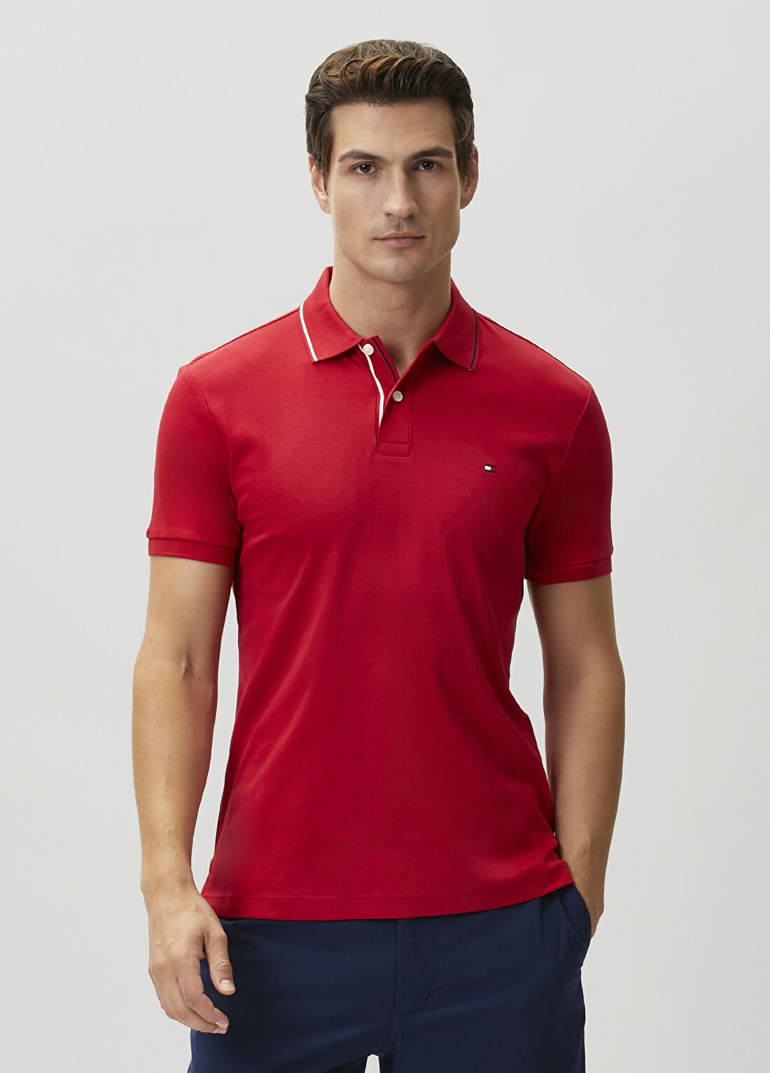 Tommy Hilfiger Kırmızı Polo T-shirt