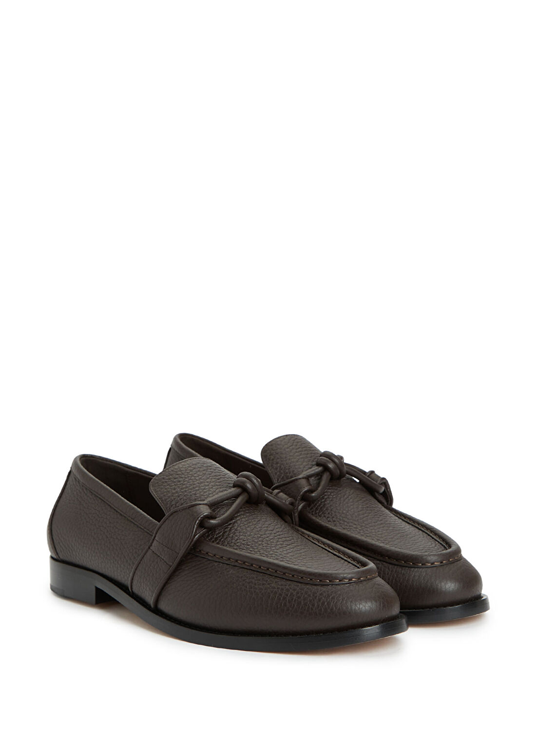 Bottega Veneta Astaire Kahverengi Erkek Deri Loafer görsel 2