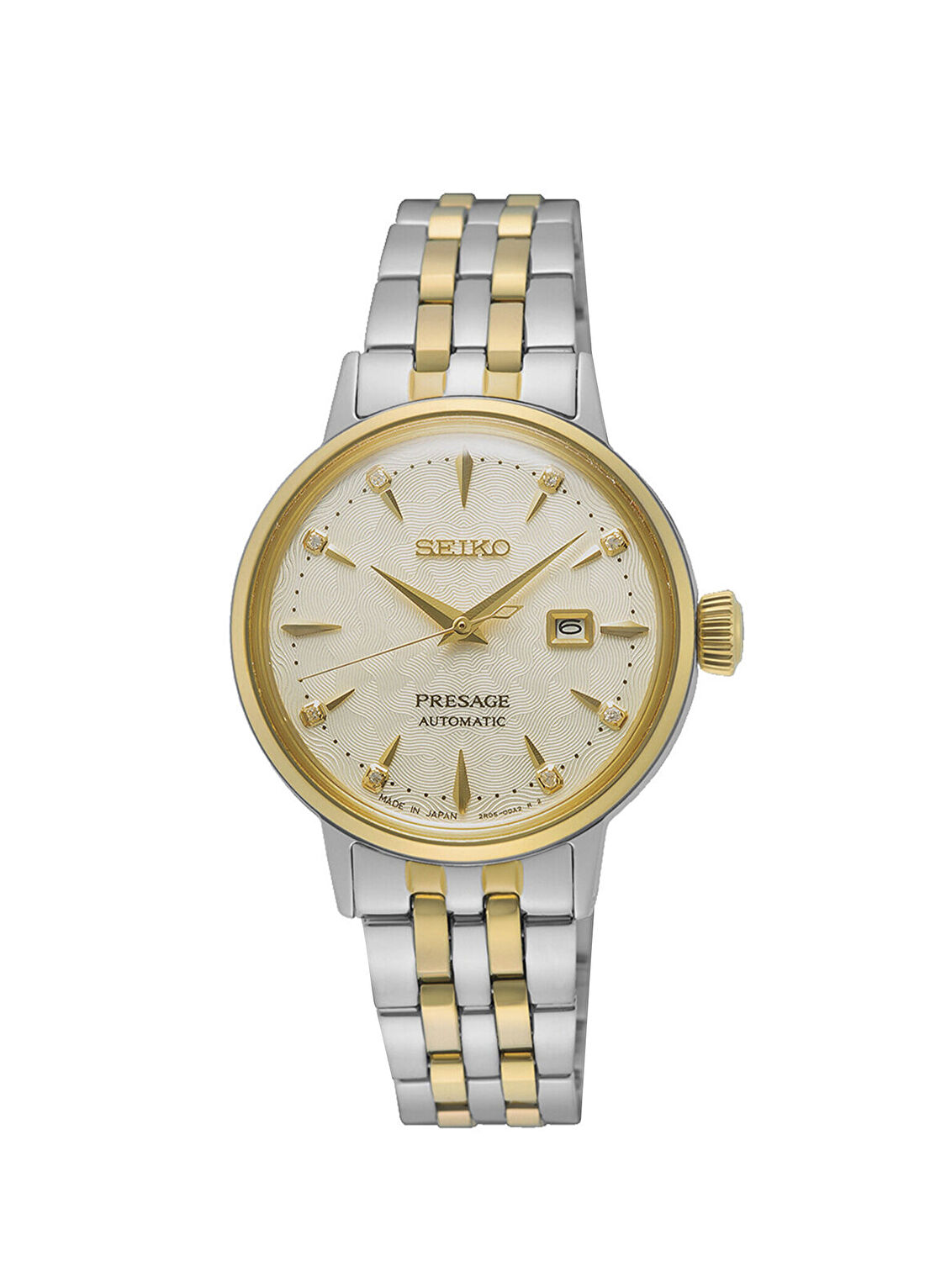 Seiko SEIRE010J Altın Rengi Metalik Gri Çelik Kadın Kol Saati