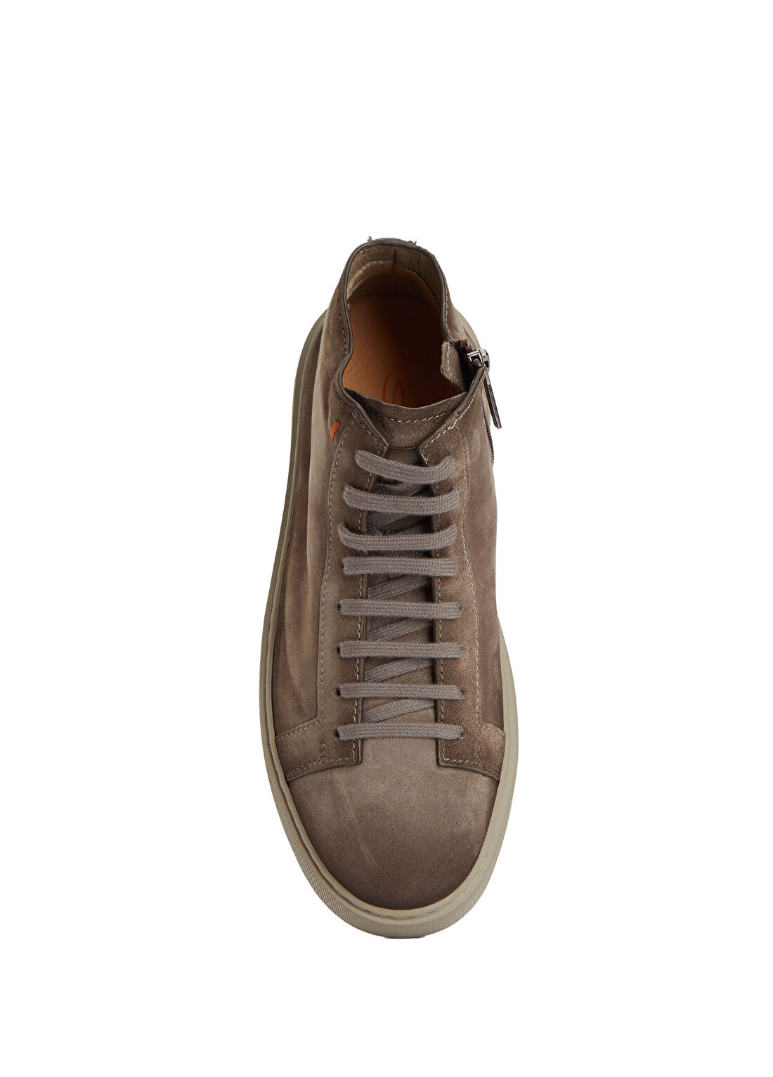 Santoni Bej Erkek Süet Sneaker görsel 4